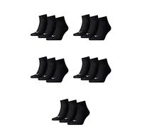 PUMA Unisex Quarters Socken Sportsocken 6er Pack (black / black, 35-38)