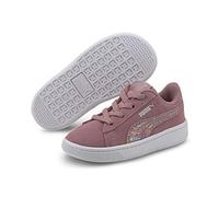 Puma 373167 Baby Mädchen Sneaker, Fingerhut-Puma Silber-Puma Schwarz, 25 EU