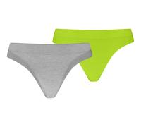 Puma 3D Knit Sport Strings 2er-Pack Damen Bikinihose, grau S