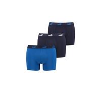PUMA 3er Pack Elements Boxer Boxershorts Herren Unterwäsche sportliche Retro Pants, Farbe:Blue Combo, Bekleidungsgröße:XL