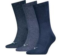 PUMA Unisex Cushioned Crew Sock, Navy, EU 43-46 (3er Pack)