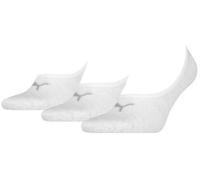 PUMA Unisex Füßlinge, 3er Pack - Footie, einfarbig Elfenbein EUR 43-46