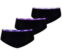 Puma 3P Iconic Hipster Lila/Schwarz Baumwolle X-Small Damen