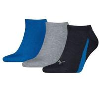 Puma 3P Lifestyle Sneaker Socks Schwarz/Blau Gr 39/42
