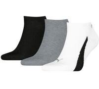 Licence Gepolsterte Sneakersocken Unisex (3er-Pack) Schuhe | White/Grey/Black | Größe: 35-38 White
