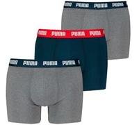 Puma 3P Men Everyday Boxer Grau/Blau Baumwolle X-Large Herren
