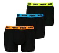 Boxershorts PUMA "PUMA MEN EVERYDAY BOXERS 3P", Herren, Gr. XXL, schwarz (various logo colors, schwarz), Obermaterial: 95% Baumwolle, 5% Elasthan, eng, Unterhosen, mit Komfortbund (13702661-XXL) vario