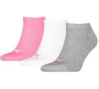 Puma 3P Sneaker Socks Rosa/Grau Gr 39/42