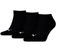 PUMA Unisex Plain Sneaker Sock, Black-New, 35/38 (3er Pack)
