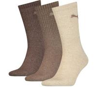 Puma 3P Sport Crew Socks Braun Gr 47/49