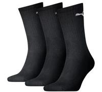 Puma 3P Sport Crew Socks Schwarz Gr 47/49