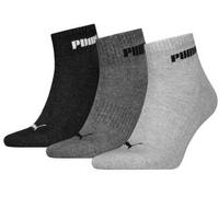Puma 3P Unisex New Generation Cushioned Quarter Sock Grau Gr 35/38
