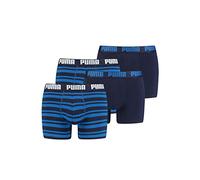 PUMA 4 er Pack Boxer Boxershorts Men Herren Unterhose Pant Unterwäsche, Farbe:056 - Blue, Bekleidungsgröße:M