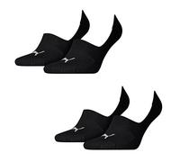 PUMA 4 Paar Socken Footie Sportsocken Invisible Gr. 35-46 Unisex, Farbe:200 - black, Socken & Strümpfe:35-38
