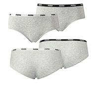 PUMA Underwear - Boxershorts Iconic Hipster 2er Pack Damen grey / grey S