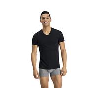 Puma Herren Basic 2p Crew Tee T-Shirt, Schwarz (Black 200), Large (Herstellergröße: 030) (2er Pack)