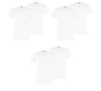 PUMA 6 er Pack Basic V Neck T-Shirt Men Herren Unterhemd V-Ausschnitt, Farbe:300 - White, Bekleidungsgröße:L