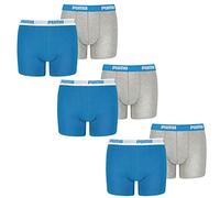 PUMA Jungen-Basic-Boxershorts 2er-Pack Für Kinder | Mit Aucun | Grau/Blau | Größe: 9/10 blue / grey
