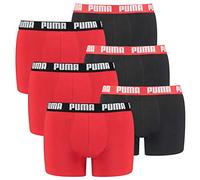 PUMA Boxershorts 2er-Pack Herren Red/Black Größe S
