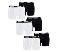 Puma Boxershorts -301 Größe M, 4er Pack (2x 2er Pack) Weiß/Schwarz