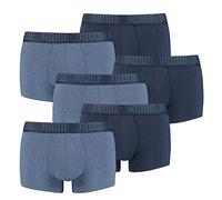 PUMA 6 er Pack Short Boxer Boxershorts Men Pant Unterwäsche kurz 100000884, Farbe:007 - Denim, Bekleidungsgröße:S