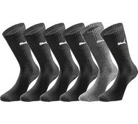 PUMA 6 Paar Unisex Crew Socks Socken Sportsocken Frotteesohle