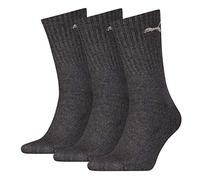PUMA 6 Paar Unisex Crew Socks Socken Sportsocken MIT FROTTEESOHLE (anthrazit, 39-42)