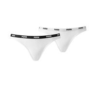 Puma Damen Bikini-Slips Iconic 2er Pack Weiß Größe S