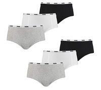 Puma Panty mit Stretch-Anteil im 3er-Pack in Hellgrau, Größe L