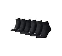 Puma Quarter Socken 6-Pack schwarz 3.0 : 39-42
