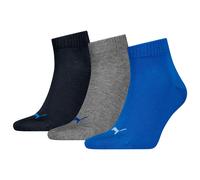 PUMA Socken Plain Quarter – Unisex – 3er-Pack