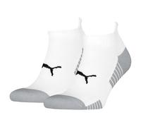 Sneakersocken PUMA "PUMA UNISEX SPORT CUSHIONED SNEAKER 2P", Herren, Gr. 35-38, weiß, Materialmix, normal, Socken Sneakersocken, Gepolsterte Sohle, niedriger Schnitt (10083300-35) weiß