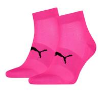 Kurzsocken PUMA "PUMA UNISEX SPORT LIGHT QUARTER 2P", Herren, Gr. 43-46, blau, Materialmix, normal, Socken, mit verstärktem Fersen- und Zehenbreich (75911558-43) blau