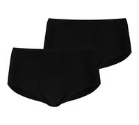 Panty PUMA "PUMA WOMEN INVISIBLE COTTON MINI SHORTS", Damen, Gr. L, schwarz, Single Jersey, Obermaterial: 88% Baumwolle, 12% Elasthan, körpernah, Unterhosen Panty, nahtlose Ränder für eine unsichtbare