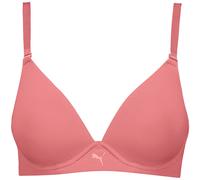 Bügel-BH PUMA "PUMA WOMEN MICROFIBER SOFT PADDED BRA", Damen, Gr. 85, Cup E, dusty pink, Microtouch, Obermaterial: 70% Polyamid, 30% Elasthan, BHs Bügel-BH, mit wendbaren und verstellbaren Trägern, Lo