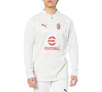 Puma 772249 ACM TR Fleece-Winter-Fußball-Top für Herren, 23 Herbst-/Winterfarben, Federgrau, für alle Zeiten, Rot (13), M