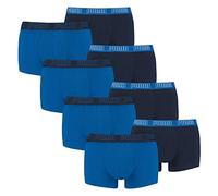 PUMA 8 er Pack Short Boxer Boxershorts Men Pant Unterwäsche kurz 100000884, Farbe:003 - True Blue, Bekleidungsgröße:M