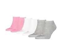 Puma Sportsocken 3 Paar Unisex Kurzsocken Sneaker Mehrfarbig Größe 35-38 -395 prism pink