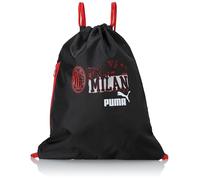 A.C. Milan - ftblNRGY Turnbeutel mit Logo, Sporttasche, offizielles Produkt, Schwarz, 17 l