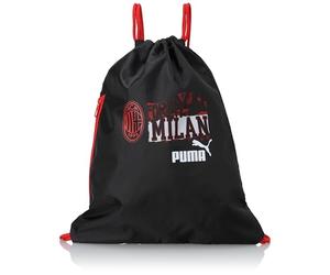 PUMA A.C. Milan - ftblNRGY Turnbeutel mit Logo, Sporttasche, offizielles Produkt, Schwarz, 17 l