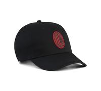 Puma AC Milan Essentials Cap Teenager Für Für Kinder | Mit Plain | Black/Red Black