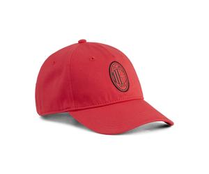 PUMA AC Milan Essentials Cap Unisex, Accessoires, Rot, OSFA