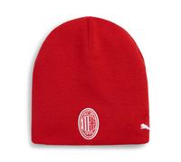 Puma AC Milan Wendbare Beanie | Mit Plain | Black/Red Black
