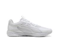 Hallenschuh PUMA "ACCELERATE PRO 4", Damen, Gr. 42, weiß (puma weiß, puma silber), Synthetik, Schuhe Hallenschuh, mit ProFoam-Dämpfung, federleicht (83895857-42) puma weiß, puma silber