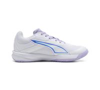 Puma Accelerate PRO 5 W+ Hallenschuh für Damen, White-Royal Sapphire-Light Lavender, 40 EU
