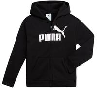 PUMA Active Mädchen Kapuzenpullover mit Reißverschluss, leicht, weiches Fleece, Kapuzenpullover, für Mädchen (7-16), Puma, Schwarz, 7