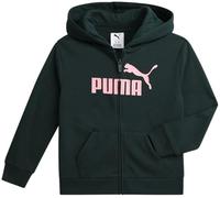 PUMA Active Mädchen Kapuzenpullover mit Reißverschluss, leicht, weiches Fleece, Kapuzenpullover, für Mädchen (7-16), Midnight Teal, 12-14