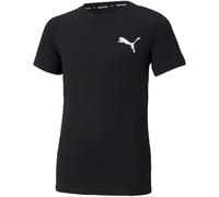 PUMA Jungen Active Small Logo Tee B T-Shirt, Schwarz, 140 EU