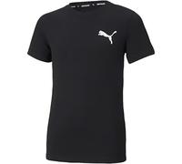 PUMA Jungen Active Small Logo Tee B T-Shirt, Schwarz, 128 EU
