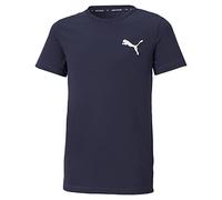 PUMA Kinder T-Shirt ACTIVE Small Logo Peacoat Größe 128